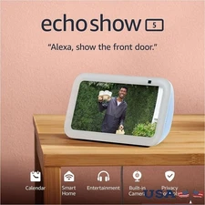 Smart Display W/ Camera Echo Show 5 Video Calling Music Streaming Home Assistant