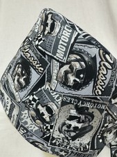 Men/Women Surgical Scrub Cap Lined Skulls Motorcycle Skeleton 100 Cotton