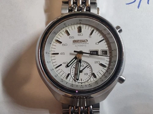 Seiko 6139-7100 "Helmet" Chronograph Vintage Automatic Men's Wristwatch