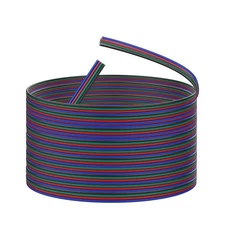 16M/52FT 4-Pin 22AWG RGB LED Wire Extension Cable, 4 Core Cord, 3528 5050