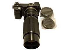 Sony E mount adapted KIRON Kino Precision 80-200 mm F/4.5 Telephoto Zoom Lens.