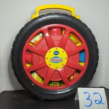 VTech Go Go Smart Wheels Launch And Go Tire Carrying Case With 8 Cars