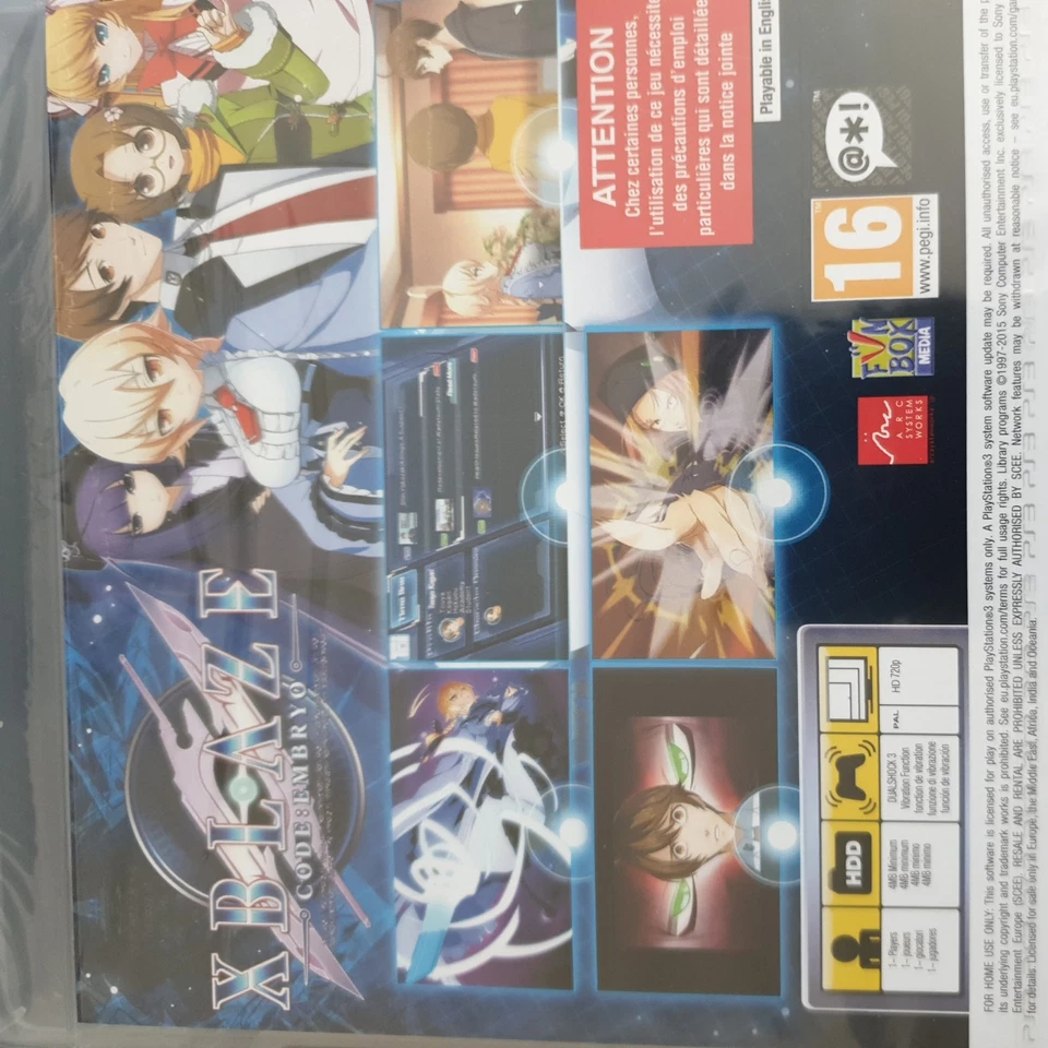 XBlaze Code: Embryo brand new sealed (PlayStation 3, 2015) - Image 4 of 4