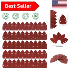 Versatile 50PCS Mouse Detail Sander Sandpaper - Durable Grits for All Surfaces 0.34 per gallon