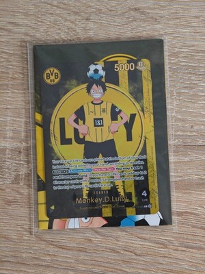 BVB x One Piece Monkey D. Luffy Ruffy ST13-003 Promo Card Sealed Limited Neu!!