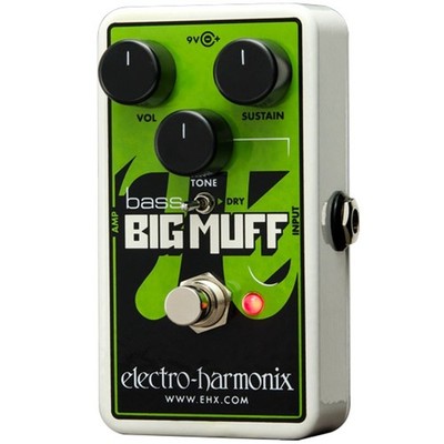 Electro-Harmonix Nano Bass Big Muff Pi Fuzz/Sustainer Guitar Effect Pedal EHX