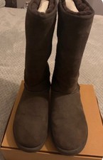 Authentic Vintage UGG Australia Classic Tall Boots - Chocolate Brown - UK 7.5
