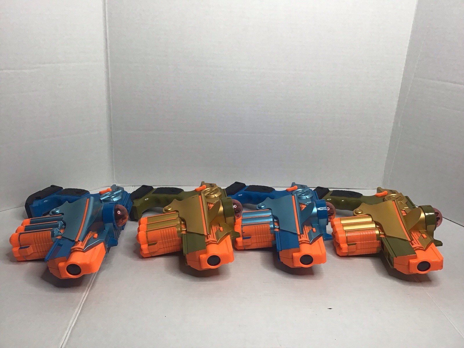 Nerf Tiger Laser Tag Phoenix LTX Blaster Guns Lot Of 4