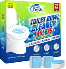 Toilet Bowl Cleaner Tablets 26 Pack   Deodorizer  Septic Safe   Deep Cleaning,