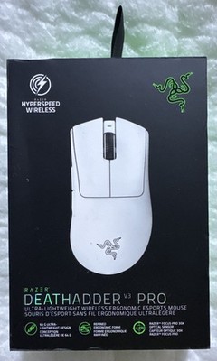 Razer Deathadder V3 Pro White Wireless Esports Mouse 64g 30K DPI New Sealed Box