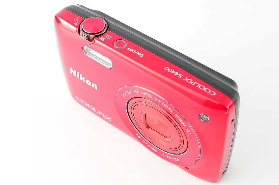 [Near MINT] Nikon COOLPIX S4400 Red 20.1MP 6x Zoom Digital Camera From JAPAN - Image 4 of 4