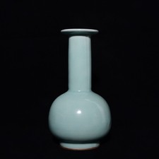 Rare Chinese Art Hand Painting LongQuanKiln Porcelain Calabash Vase