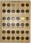 1909-1995 Lincoln Cent Penny Set Collection w/Proofs  244 Coins Dansco Missing 5