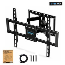 TV Wall Mount Bracket Dual Pivot Arms for LG & Samsung 50 55 60 65 75 80 85 Inch