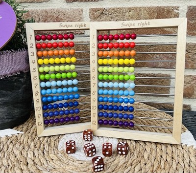 Swiperight Regenbogen Edition  4er Set (Alle Nach Rechts) Würfelspiel