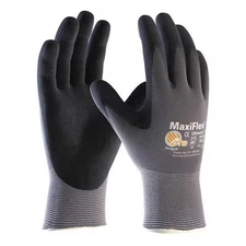 Pip 34-874 Maxiflex Ultimate Seamless Knit Gloves, Foam Nitrile Coated,