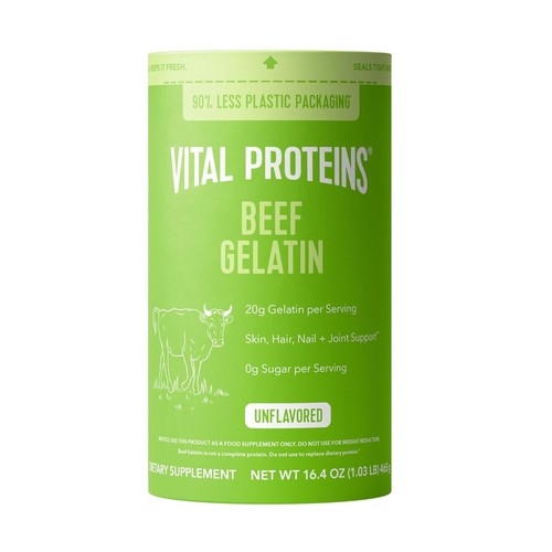 Versatile 16.4 oz Kosher Grass-Fed Beef Gelatin Powder - Gluten Free & Paleo - Picture 3 of 11