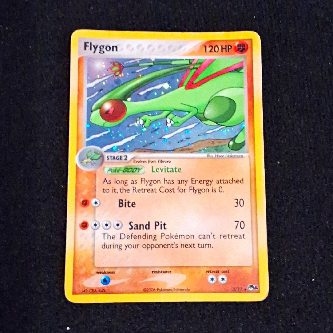 Flygon 3/17 Holo Rare POP Series 4 Pokemon Card
