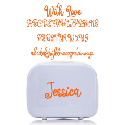 Personalisierter Mini Koffer, Waschtisch, Make Up, Kosmetik, Kulturbeutel, Aufbewahrung, Reise