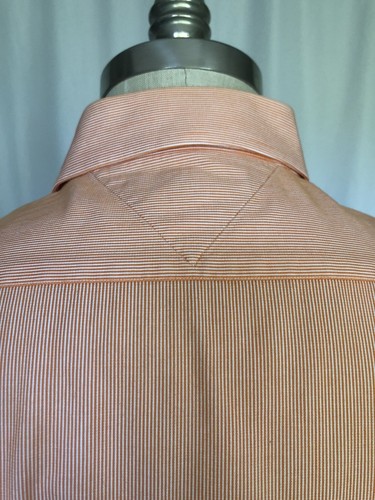 Tommy Hilfiger Mens Dress Shirt Red Stripe, 16x32/33 - Picture 5 of 8