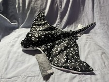 NEW Walt Disney World Animal Kingdom Black Spotted Ray Stuffed Plush Toy 22