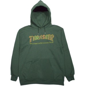 thrasher hoodie green