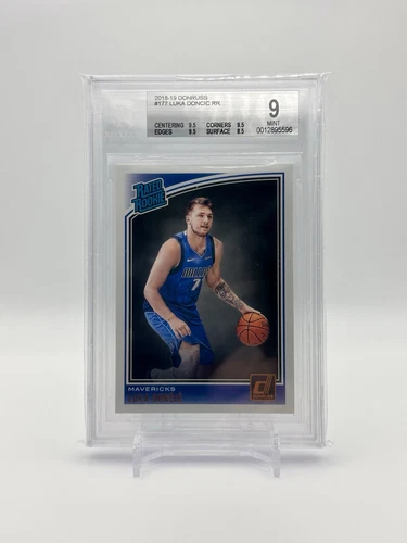 Luka Doncic 2018-19 Panini Donruss - Rated Rookie #177 (RC) - BGS Grade 9 🔥 🔥