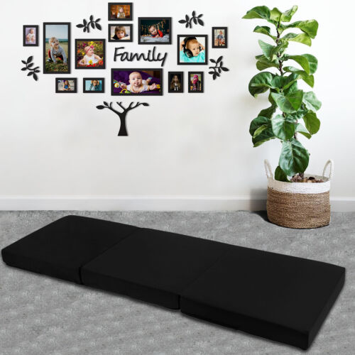 Colchón plegable cama Z reposapiés adulto puf silla y cama para dormir - Imagen 18 de 34