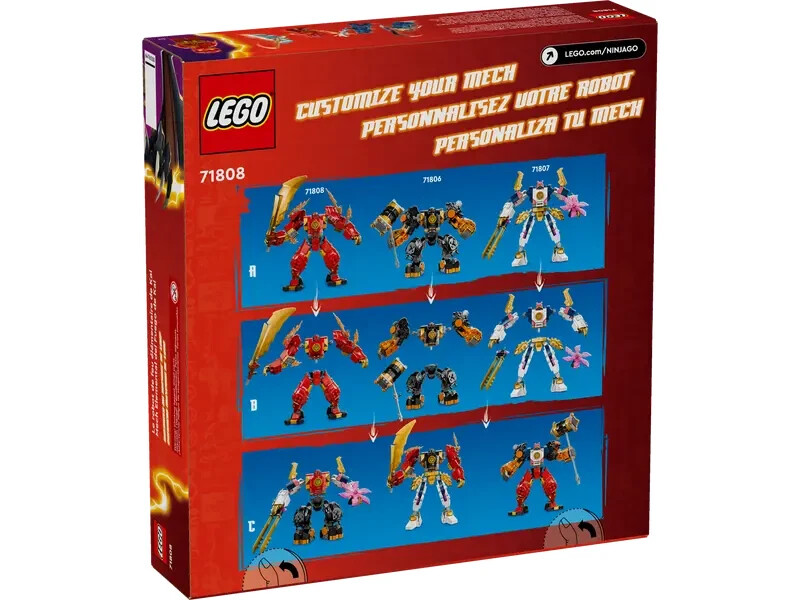 Lego Kai's Elemental Fire Mech 71808 NINJAGO Minifigure Building