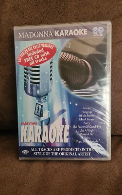 KARAOKE * MADONNA * DVD + CD ua. LA ISLA BONITA * LIKE A VIRGIN * FROZEN NEU/OVP
