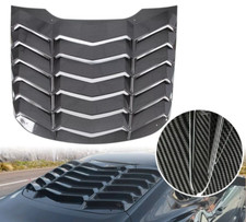 Carbon Fiber Style Window Louver Cover Sun Shade Vent For 2015-2023 Ford Mustang Carbon Fiber Style Window Louver Cover Sun Shade Vent For 2015-2023 Ford Mustang