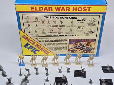 Warhammer Space Marine Epic Eldar War Host And Extras. Unpainted
