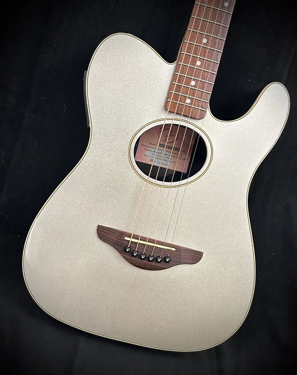 在庫処分セール 【レアなエレアコ】fender telecoustic black