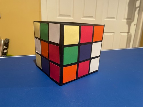 1 Piece 80's Rubik's Cube Centerpieces Decorations - 第 3/3 張圖片
