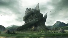 Landscape fantasy art cgi nature mountains snake Custom Gaming Mat Desk