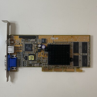 ASUS Grafikkarte NVIDIA GeForce 2MX 32MB AGP-V7100 VGA Comp-Out S-Video