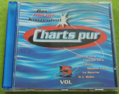 Audio-CD Charts Pur Vol. 5, 1996 E-Rotic Captain Jack Fun Factory