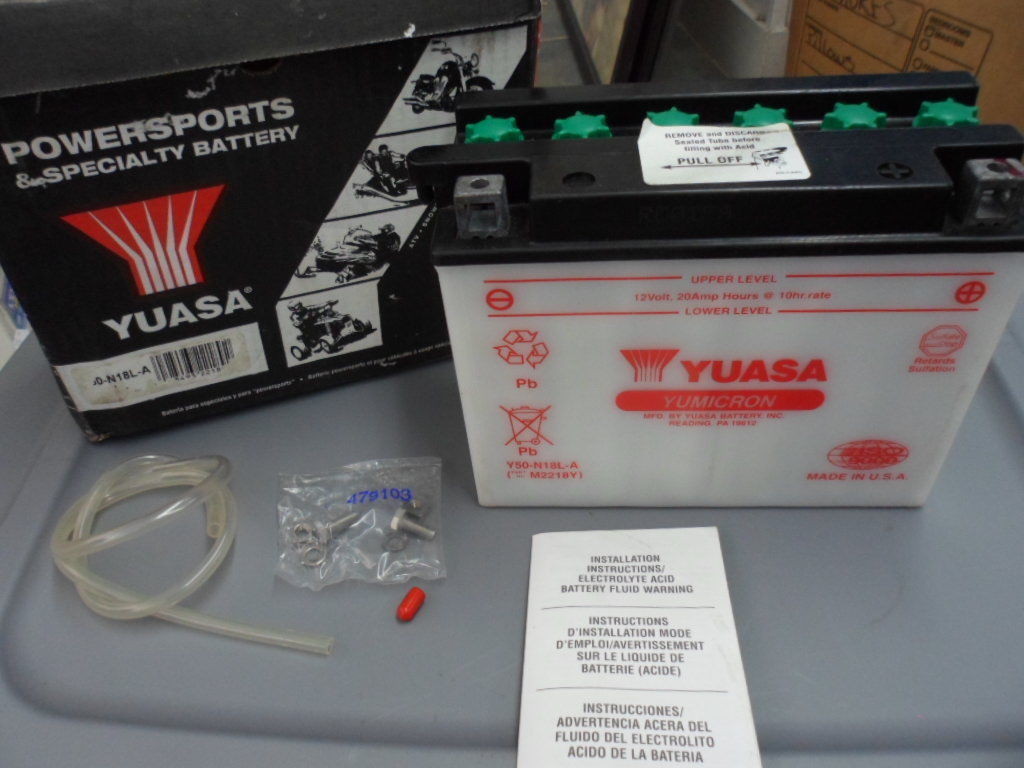 NOS Honda Yamaha Kawasaki Yuasa Yumicron 12v 20Amp Motorcycle