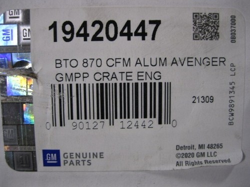 Chevrolet Performance Holley Carburetor 870 CFM 4160-Style 4-bbl for 502 Big Blk - Foto 5 di 5