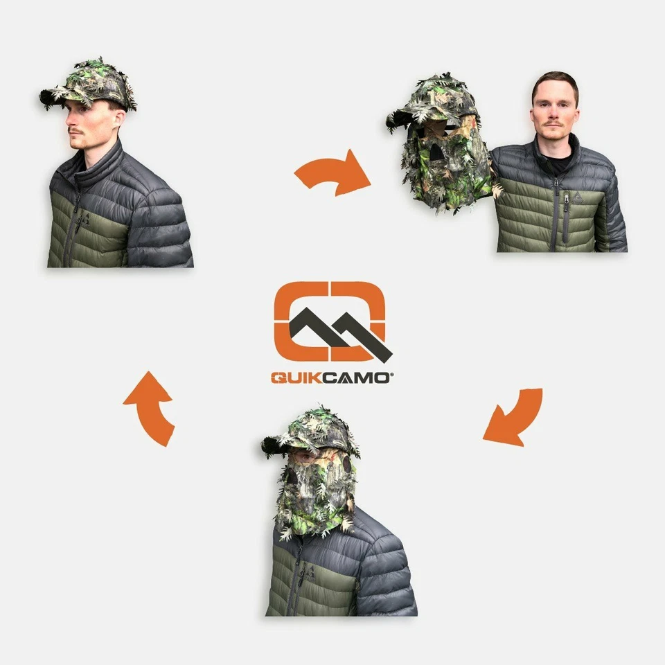 NWTF Mossy Oak Obsession Leafy Camo Hat with Front Face Mask (OSFM, Adjustable) - Image 4 of 4