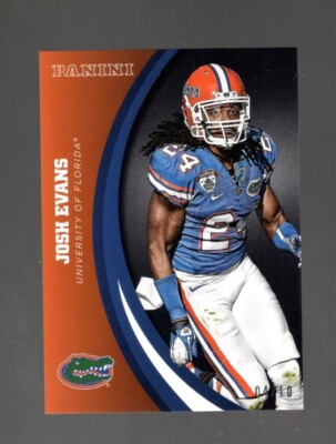 2015 PANINI FLORIDA GATORS JOSH EVANS #34 BLACK 04/10
