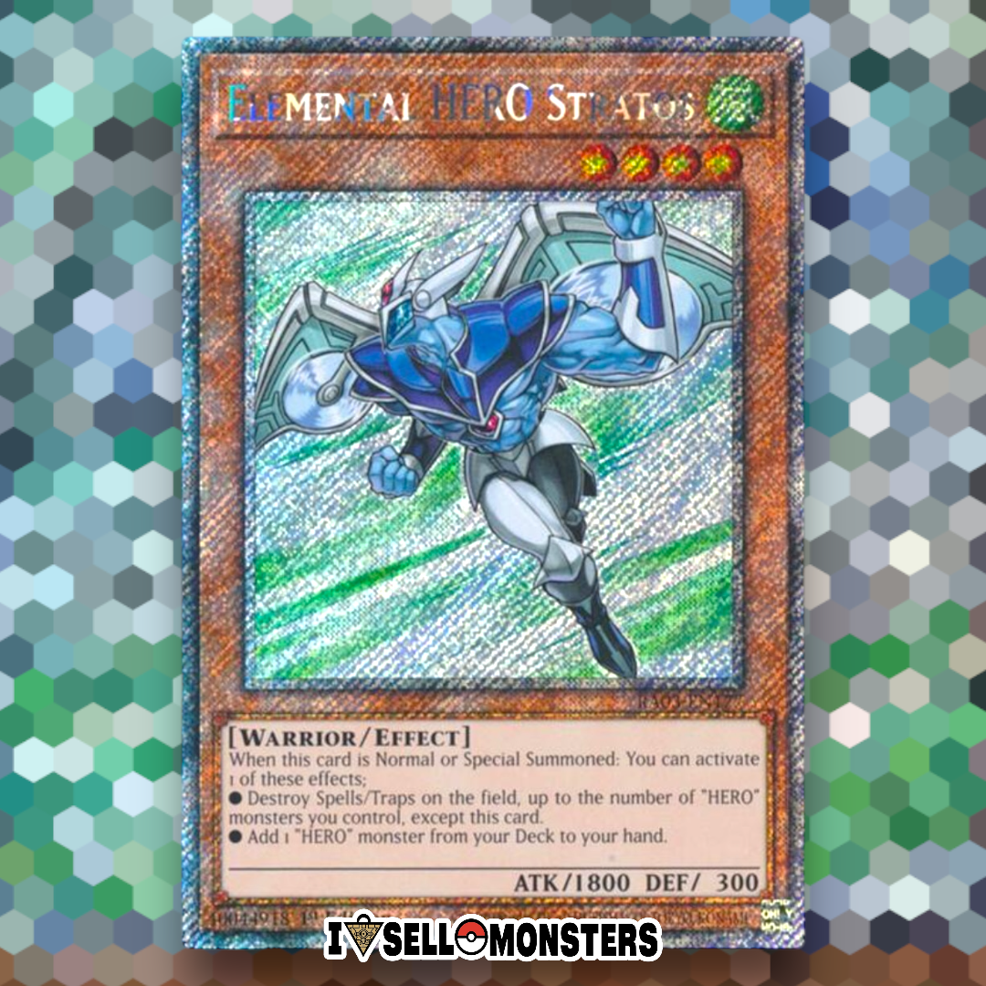 Yu-Gi-Oh! Karte „Elemental Hero Thunder Giant“ – Platinum Secret Rare, RA03-EN153, 1. Auflage