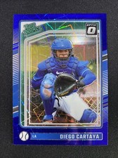 2024 Donruss Baseball Optic Blue Velocity Rated Prospect Diego Cartaya #172