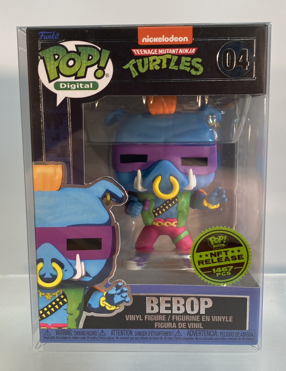 Funko Pop Digital #04 TMNT Bebop Black Light Legendary LE