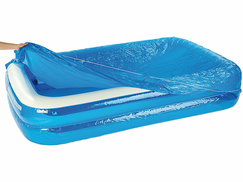 Bâche de protection de bassin gonflable Speeron pour garder une eau propre tout l'été en famille