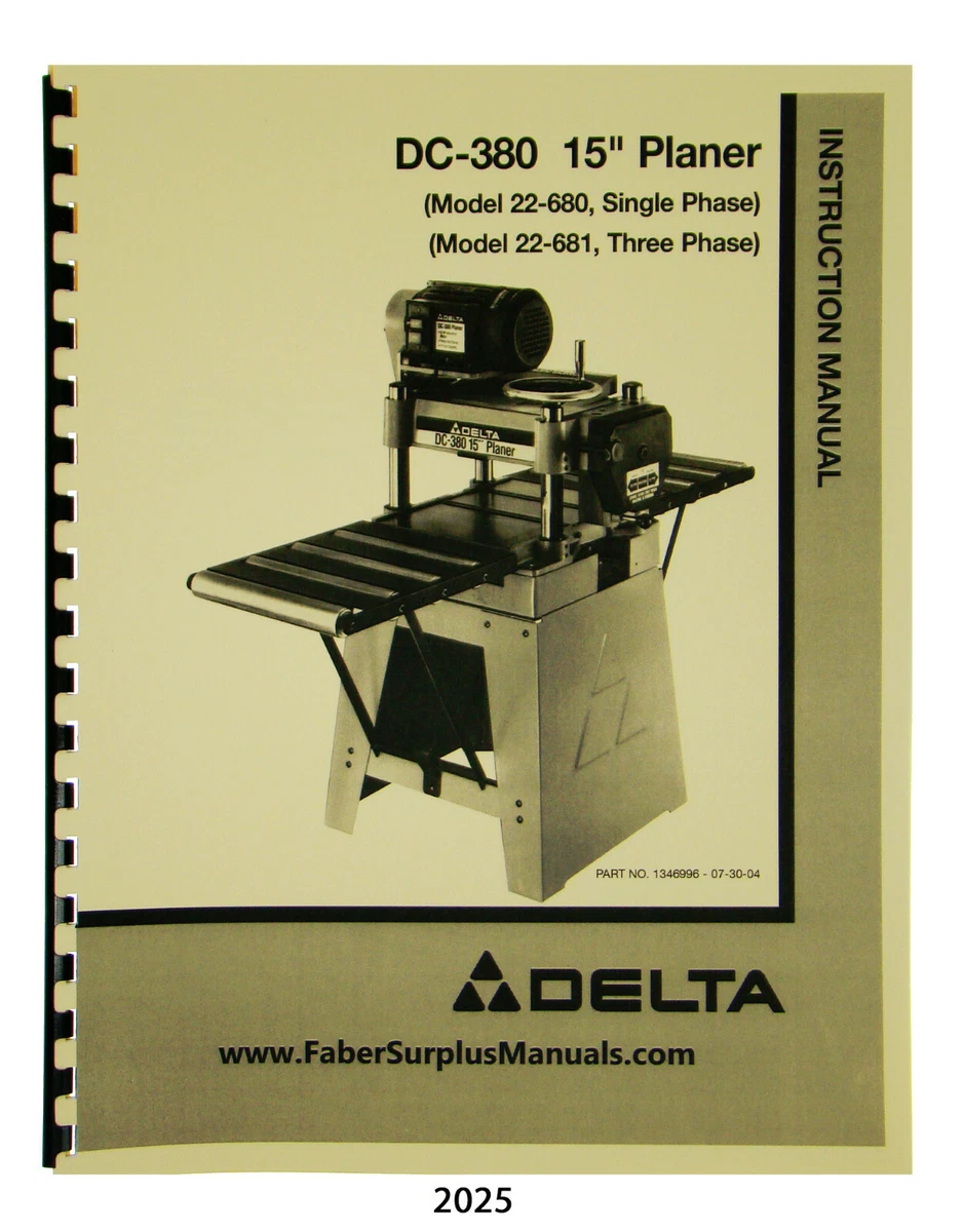 Delta on sale 380 planer