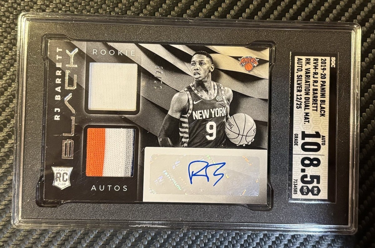2019-20 Panini Black RJ BARRETT RPA 💎 #'12/25 💎Rookie Auto
