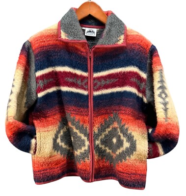 Together West Women's M Aztec Southest Acrylic Full Zip Jacket | eBay