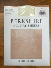 Berkshire Women's Queen All Day Sheers Control Top Pantyhose 3X-4X IVORY