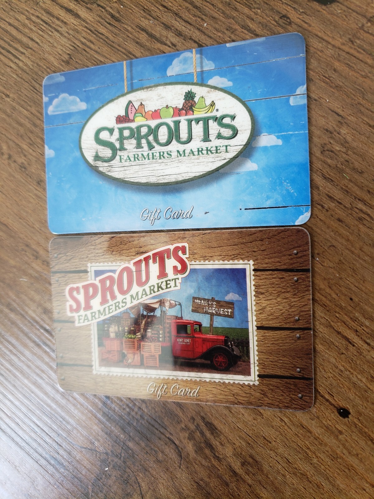 Sprouts Farmers Market Gift Cards 2 Cards 67.53 Selling 66.00 FREE SHIPPING! eBay